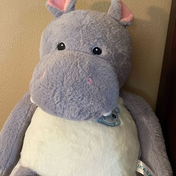 IKASA Giant Hippo Plush 30 inches - Picture 3 of 14